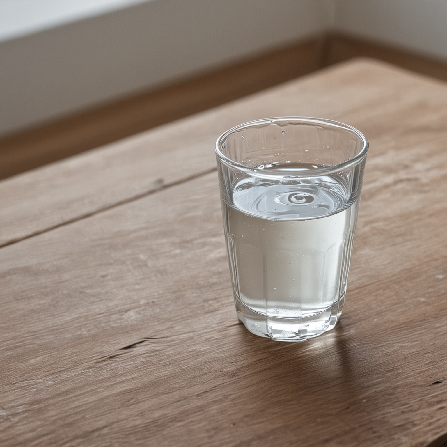 glass of tap water